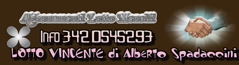Alberto Spadaccini informazioni cell.342 0545293 V.-W.A.