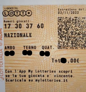 nazionale unika ambo 1730 al secondo colpo 3 novembre 2022