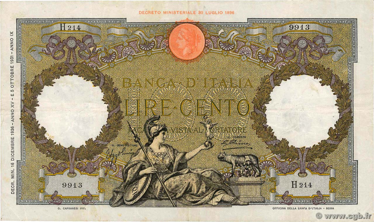 Monete da 100 lire italiane, esemplari rari e ricercati dai collezionisti.