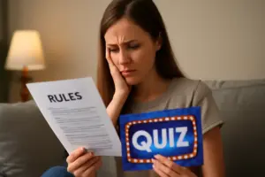 Le trappole più comuni nei regolamenti dei quiz a premi: leggile prima di partecipare